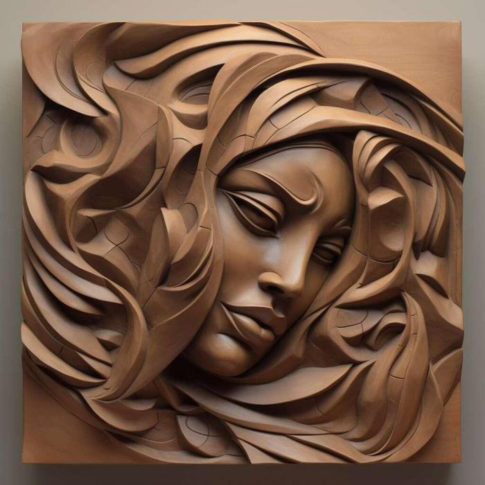 نموذج ثلاثي الأبعاد لآلة CNC 3D Art 